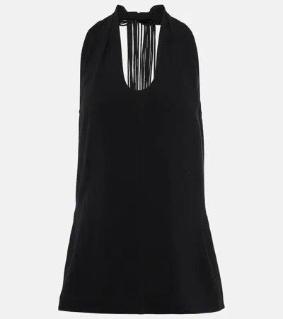 Proenza Schouler Miller Crêpe Top In Black