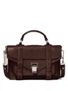 Proenza Schouler Mini Ps1 Two-way Handbag In Brown