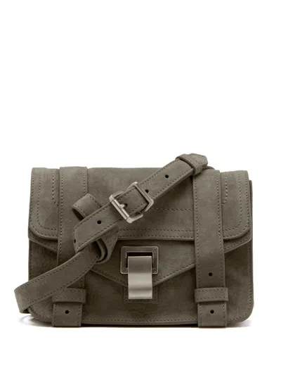 Proenza Schouler Mini Ps1 Two-way Handbag In Grey