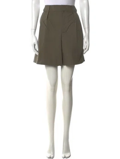Pre-owned Proenza Schouler Mini Shorts In Green