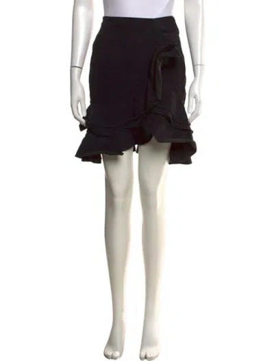 Pre-owned Proenza Schouler Mini Skirt In Black