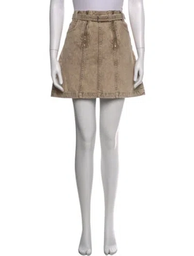 Pre-owned Proenza Schouler Mini Skirt In Brown