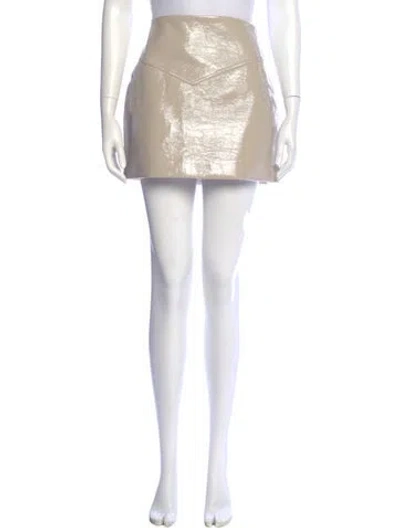 Pre-owned Proenza Schouler Mini Skirt In Neutral