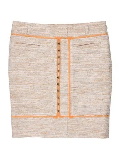 Pre-owned Proenza Schouler Mini Skirt In Neutral