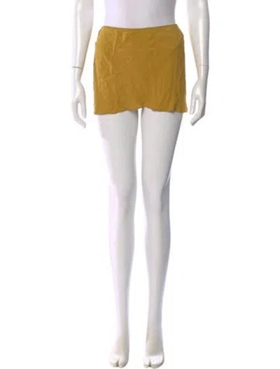Pre-owned Proenza Schouler Mini Skirt In Yellow