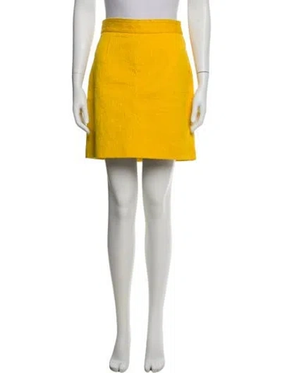 Pre-owned Proenza Schouler Mini Skirt In Yellow