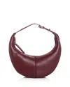 Proenza Schouler Mini Slide Leather Top Handle Bag In Dark Red
