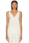 Proenza Schouler Mitchell Textured Sleeveless Babydoll Top