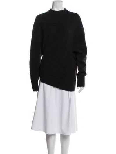 Pre-owned Proenza Schouler Mock Neck Long Sleeve Sweatshirt In Blue