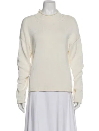 Pre-owned Proenza Schouler Mock Neck Sweater In Neutral