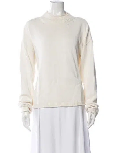 Pre-owned Proenza Schouler Mock Neck Sweater In Neutral