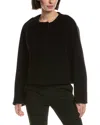 Proenza Schouler Mona Wool-blend Jacket In Black