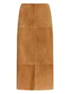 Proenza Schouler Nadia Midi Skirt In Brown