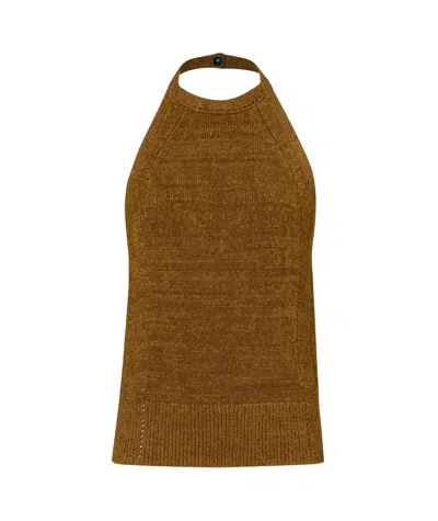Proenza Schouler Leona Top In Yellow