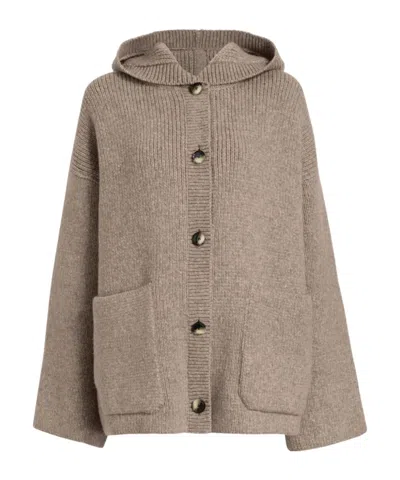 Proenza Schouler Nelly Hooded Jacket In Brown