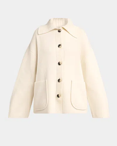 Proenza Schouler Nelly Merino Wool Jacket In Neutral