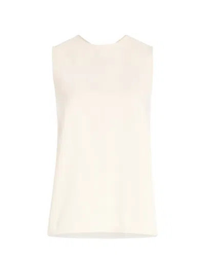 Proenza Schouler Nerina Sleeveless Buckle Top In White