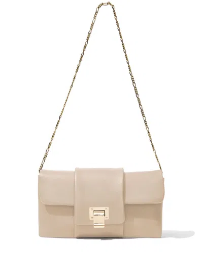 PROENZA SCHOULER NEUTRAL FLIP LEATHER SHOULDER BAG