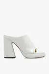Proenza Schouler Forma Leather Platform Mules In White