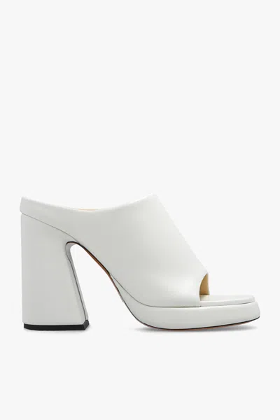 PROENZA SCHOULER NEW WOMEN'S HEEL SHOES IN WHITE