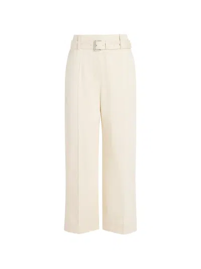 Proenza Schouler Weyes Crepe Straight-leg Pants In White