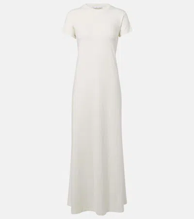 Proenza Schouler Noelle Cotton-blend Jersey Maxi Dress In White