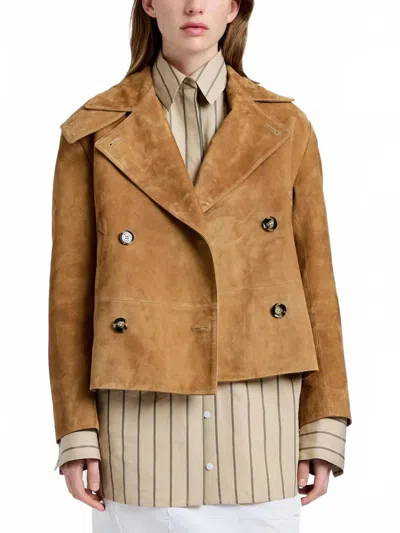 Proenza Schouler Nola Jacket In Pony In Brown