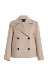 Proenza Schouler Nola Jacquard Trench Coat In Nude