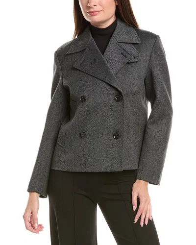 Proenza Schouler Nola Wool-blend Jacket In Gray