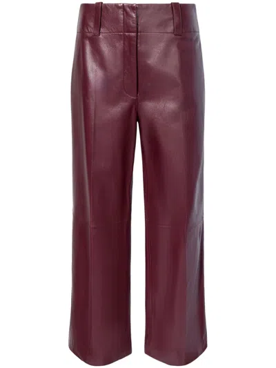 Proenza Schouler Noland Straight Trousers In Pink