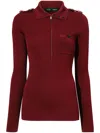 Proenza Schouler Norah Top In Dark Red In Red