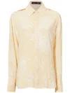 Proenza Schouler Norman Abstract-pattern Shirt In Yellow