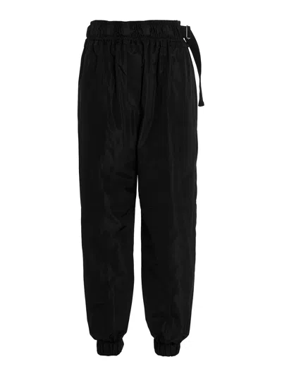 Proenza Schouler Black Taffeta Pants