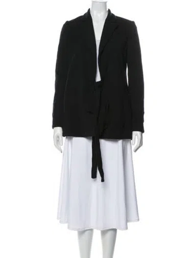 Pre-owned Proenza Schouler Nylon Blazer In Black