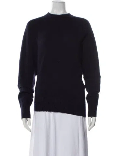 Pre-owned Proenza Schouler Nylon Crew Neck Sweater In Blue