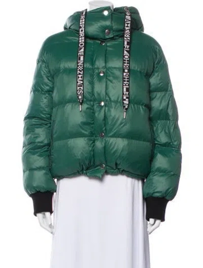 Pre-owned Proenza Schouler Nylon Jacket In Green