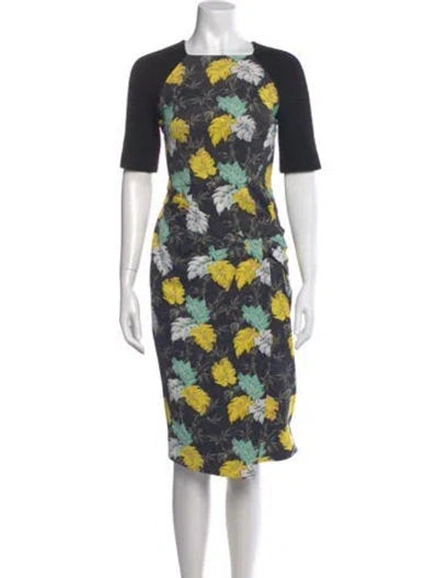 Pre-owned Proenza Schouler Nylon Midi Length Dress In Black