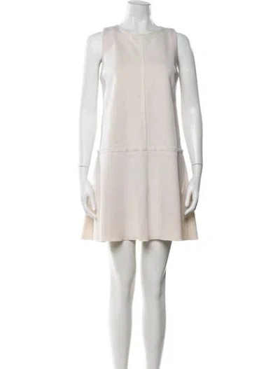Pre-owned Proenza Schouler Nylon Mini Dress In Neutral