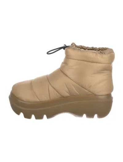 Pre-owned Proenza Schouler Nylon Snow Boots In Neutral