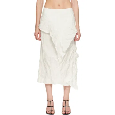 Proenza Schouler Off-white Hansly Midi Skirt In Animal Print