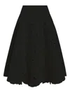 Proenza Schouler Olene Midi Skirt In Black