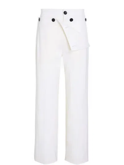 PROENZA SCHOULER OLIVER PANT IN WOOL GABARDINE
