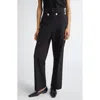 Proenza Schouler Oliver Sailor Wool Gabardine Pants In Black