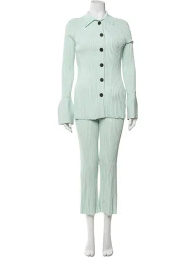 Pre-owned Proenza Schouler Pant Set In Green