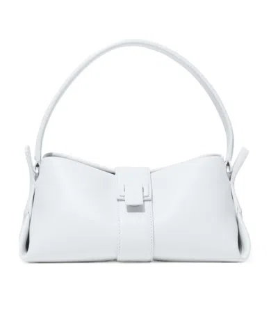 Proenza Schouler Park Leather Shoulder Bag In White