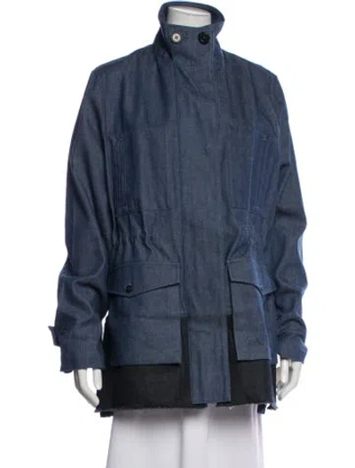 Pre-owned Proenza Schouler Parka In Blue