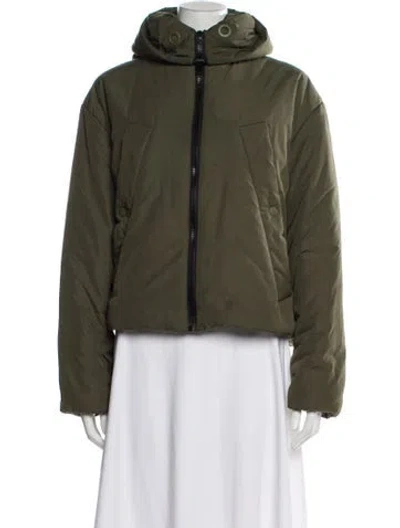 Pre-owned Proenza Schouler Parka In Green