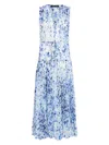 Proenza Schouler Pat Printed Crinkle Chiffon Dress