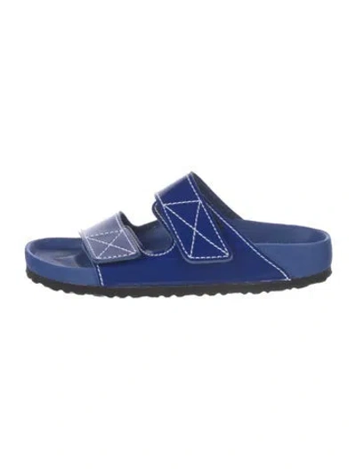 Pre-owned Proenza Schouler Patent Leather Mules In Blue