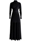 Proenza Schouler Paula Maxi Dress In Black